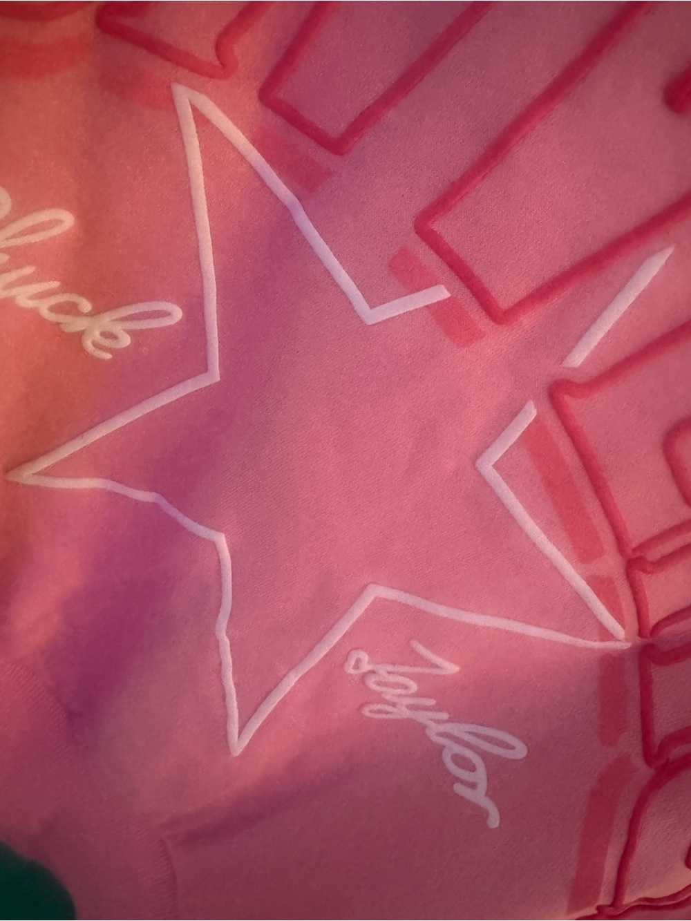 Converse Pink Chuck Taylor Cropped Fleece Sweatshirt NEW Size L - Picture 2 of 7